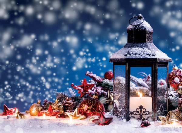 Lantern & Decorations Christmas Card Pack
