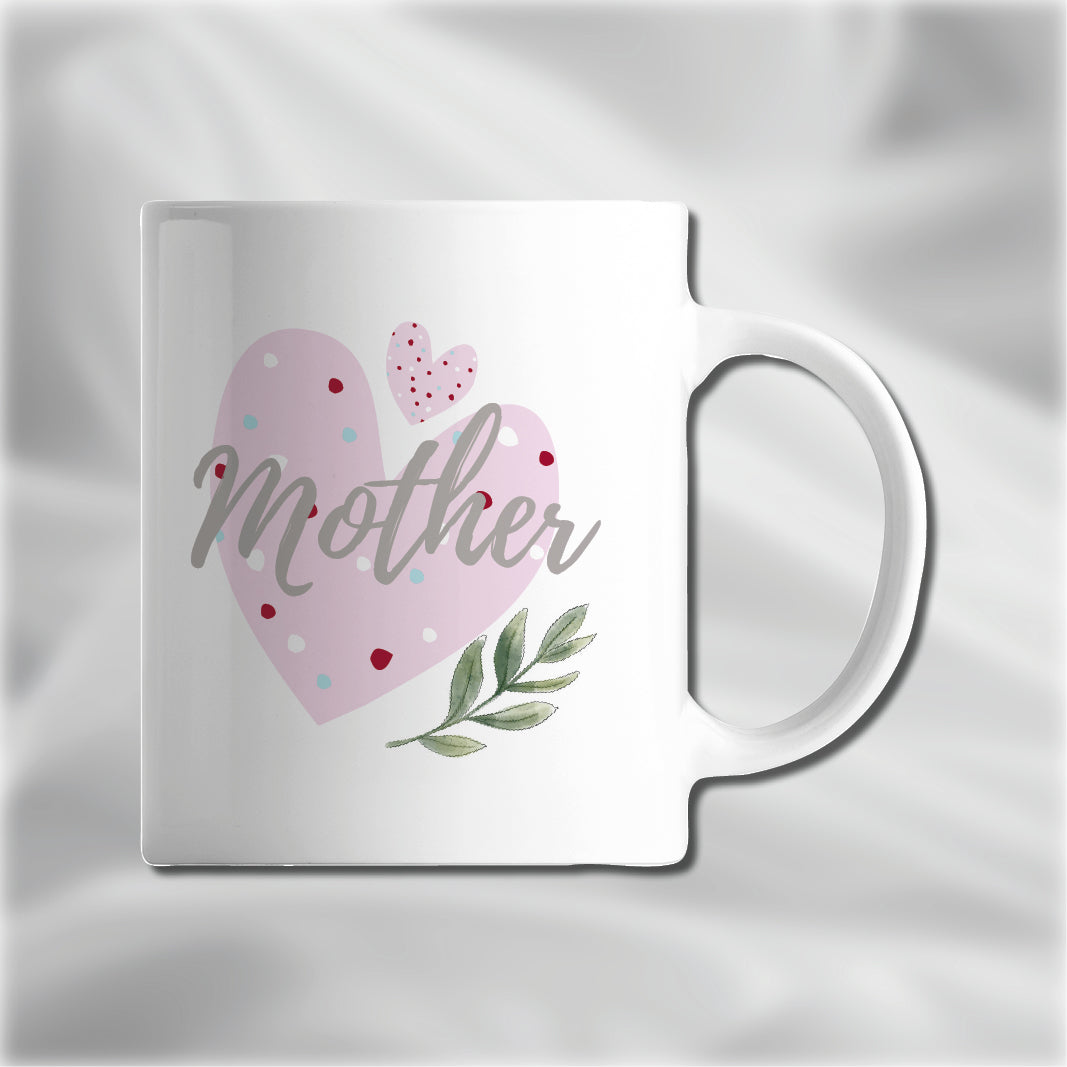 Pink Heart Mothers Day Mug