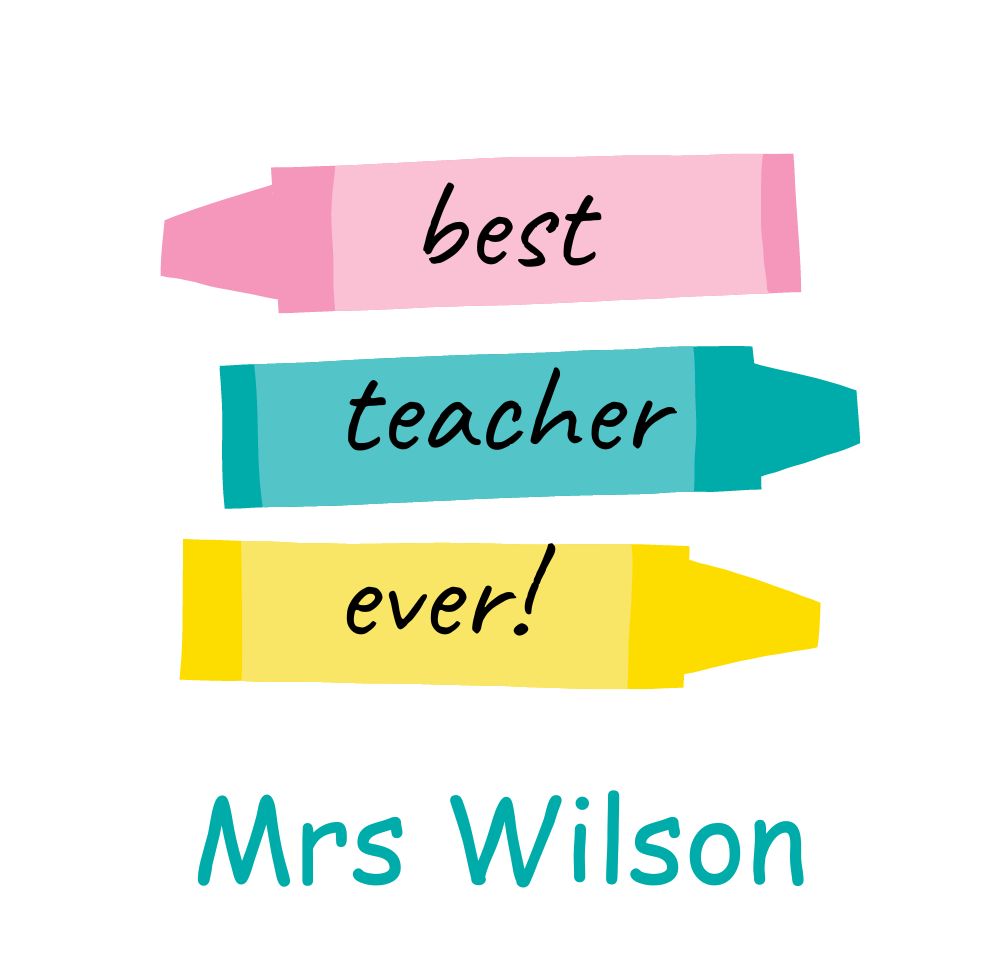 Best Teacher Ever Personalised Mug