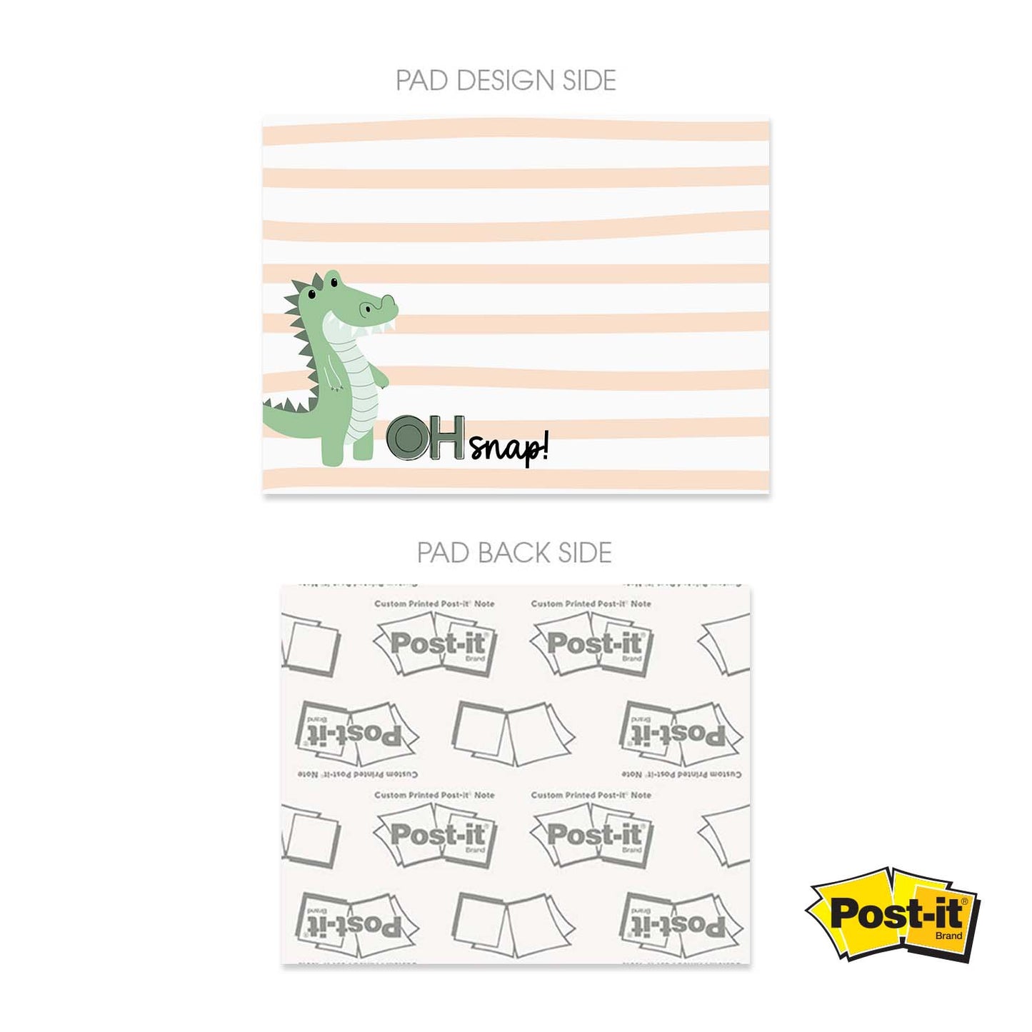 Cute Animal Pun Sticky Note Pads / 7.62  x 10.16 cm Clever Sticky Notes / Set Of 6 Pads / 50 Sheets Per Pad / Trendy Gift Idea