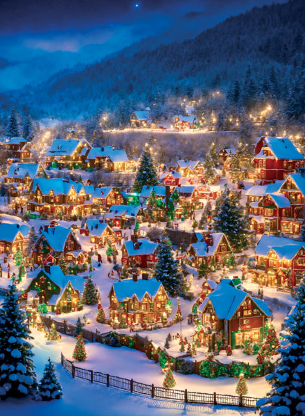 A Christmas Village Christmas Card Pack