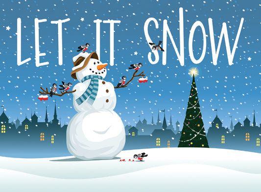 Let it Snow Christmas Card Pack