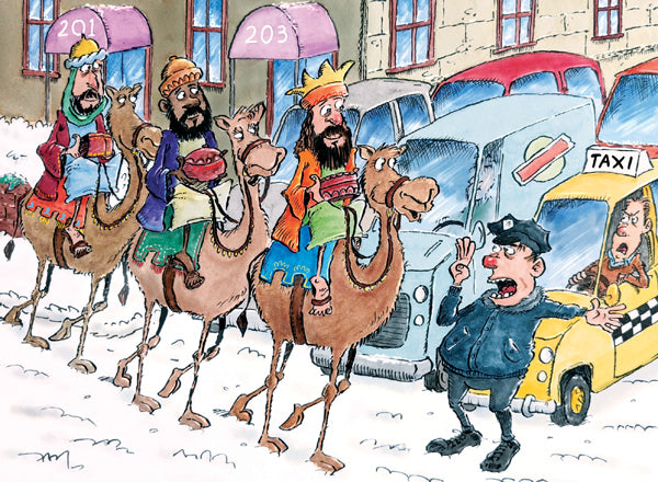 Stopping the Traffic Christmas Card Pack
