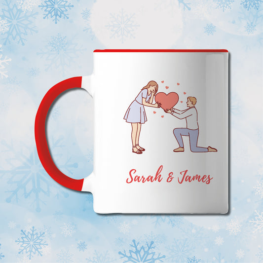 Love is in the Air Personalised Valentines Mug