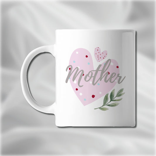 Pink Heart Mothers Day Mug