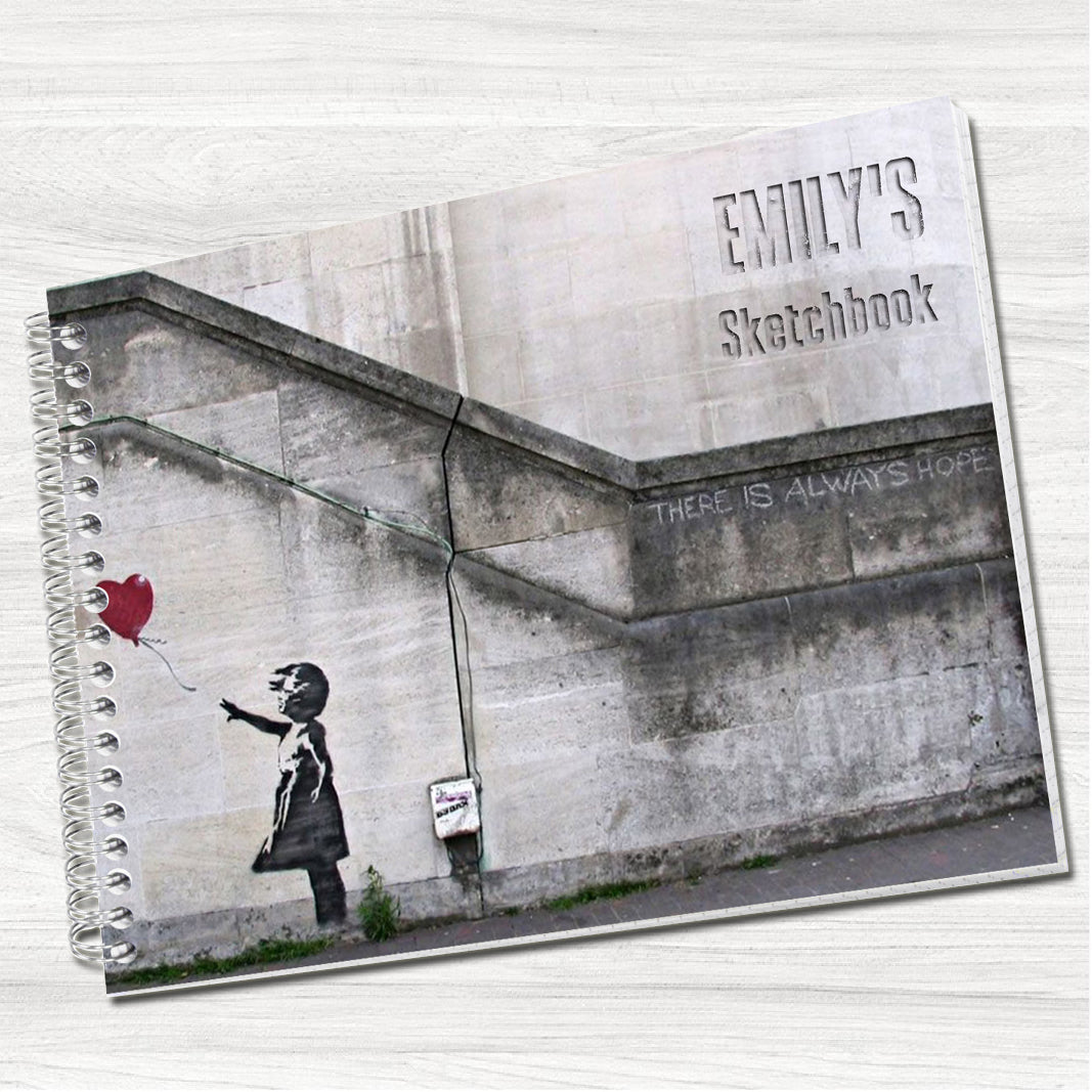 There is Always Hope A5 Wirebound Personalised Sketch Book